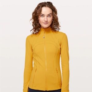 LULULEMON YELLOW HONEYCOMB DEFINE JACKET